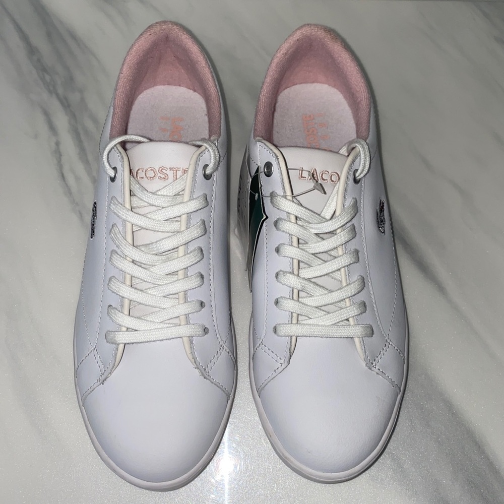 Women's Lacoste Freva Sports Shoes Leather 6.5NEW - Picture 3 of 10